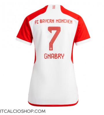 Bayern Munich Serge Gnabry #7 Prima Maglia Femmina 2023-24 Manica Corta